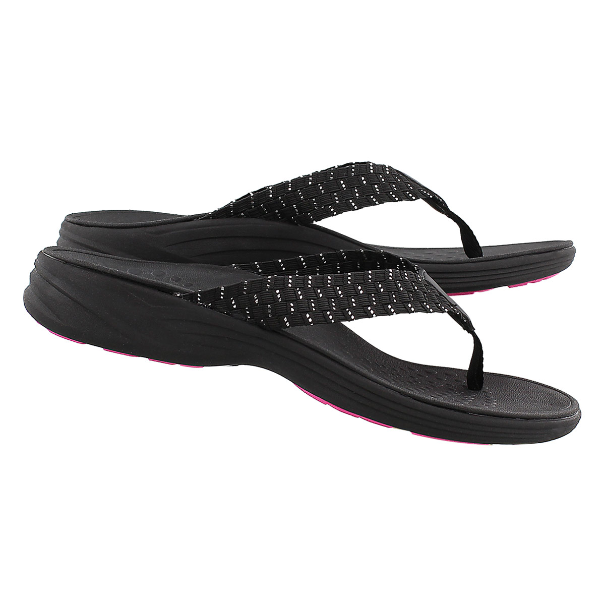 Lds Hazel blk arch support thong sandal