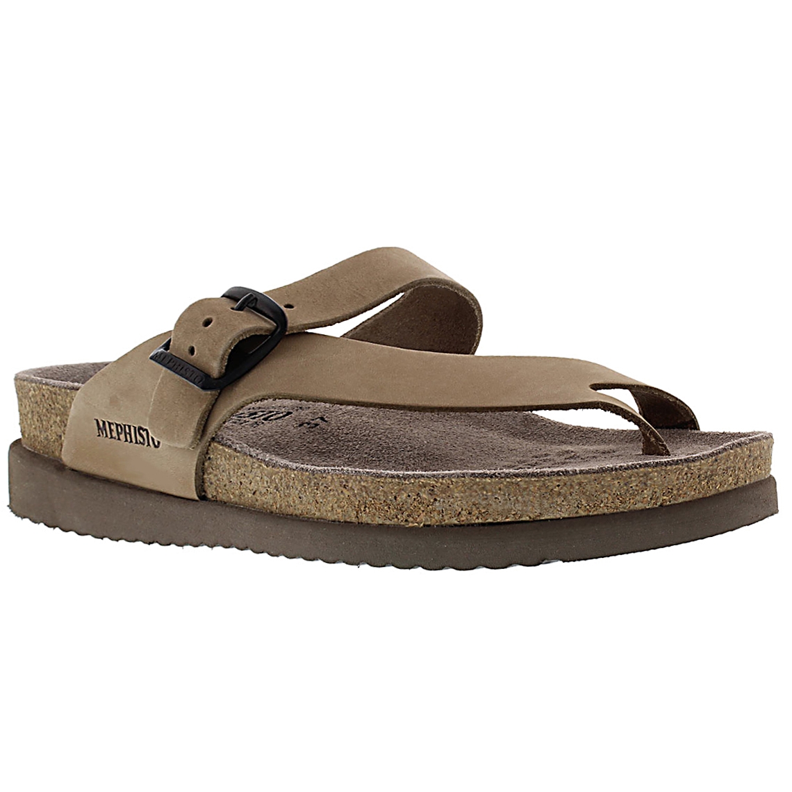 Women's HELEN light beige thong sandals