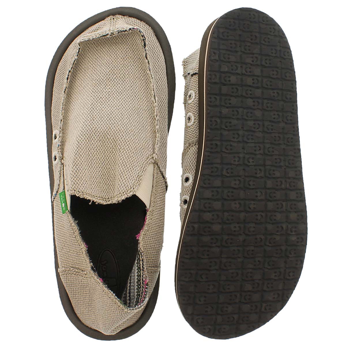 Mns Hemp natural slip on shoe