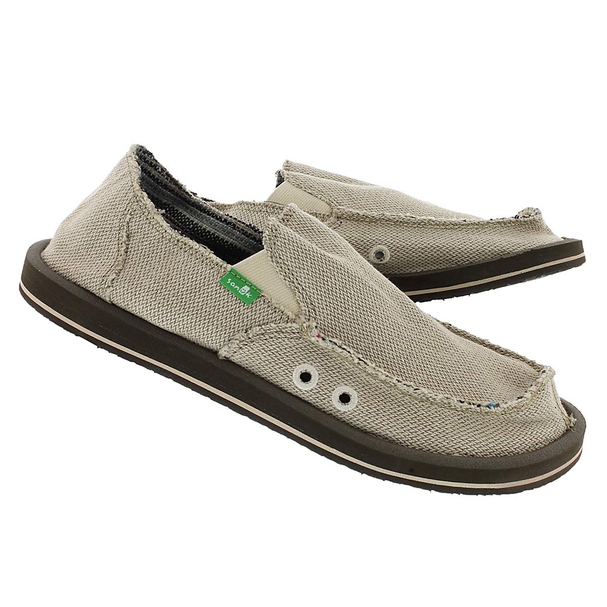 Mns Hemp natural slip on shoe