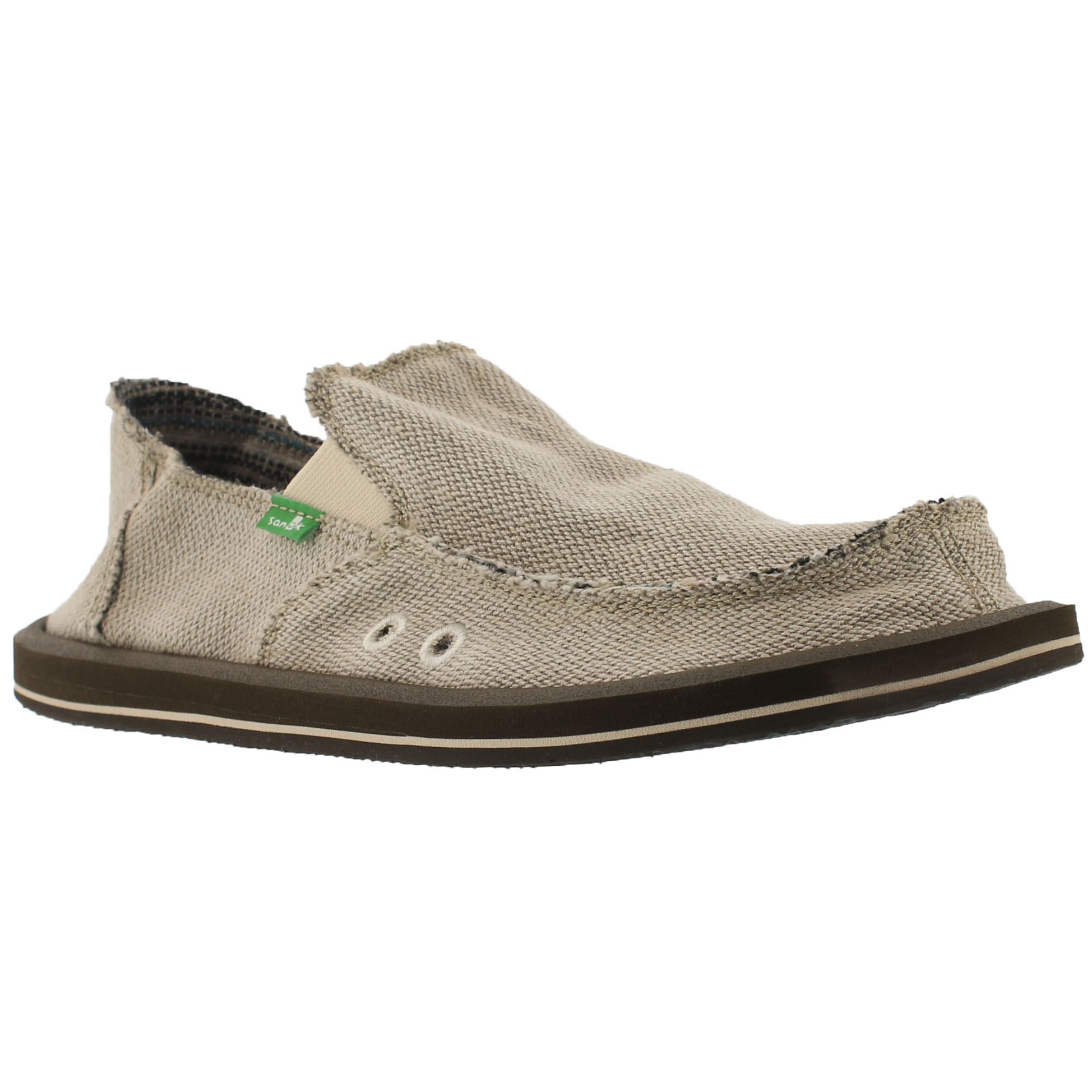Men's HEMP natural slip on shoes