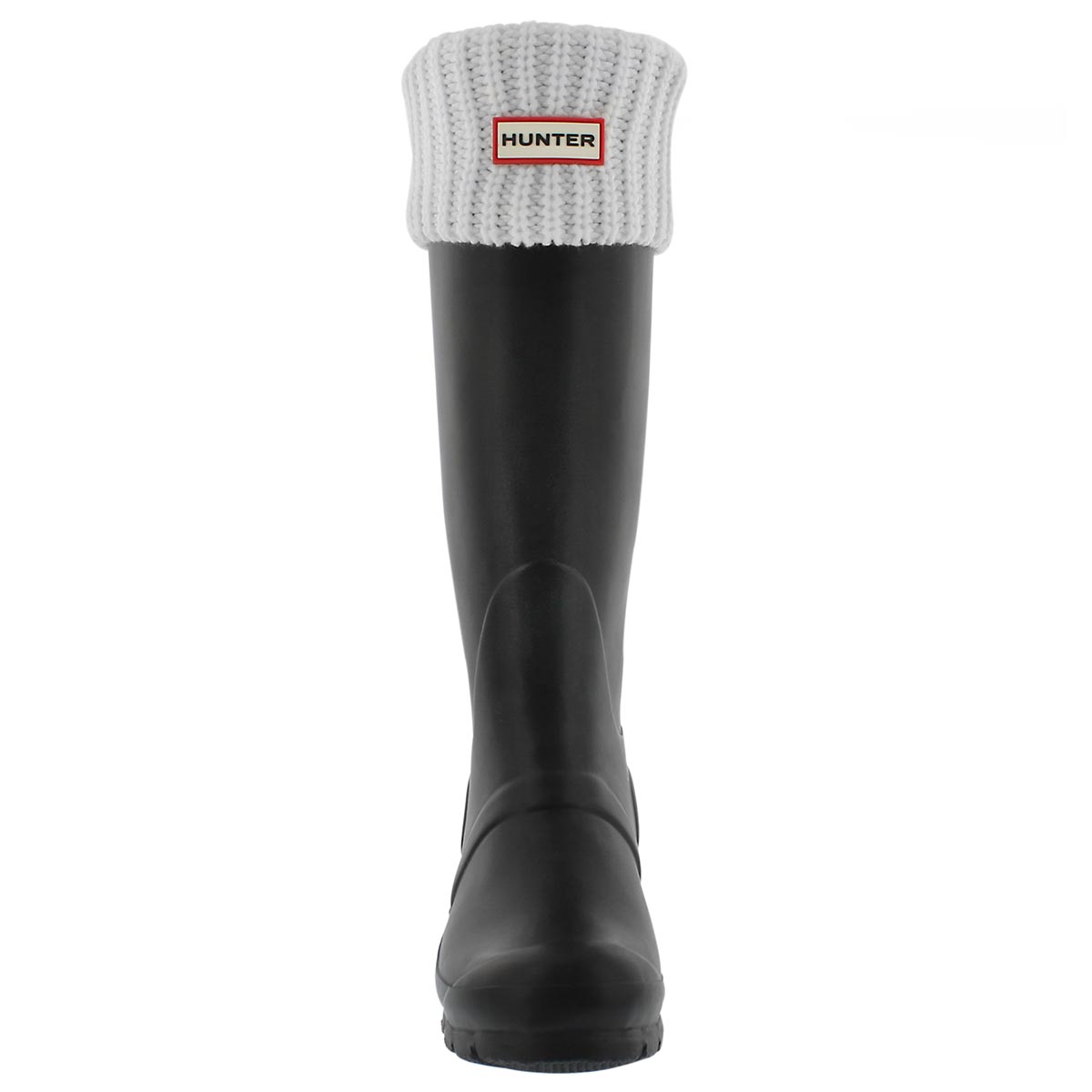Lds Half Cardigan wht boot sock