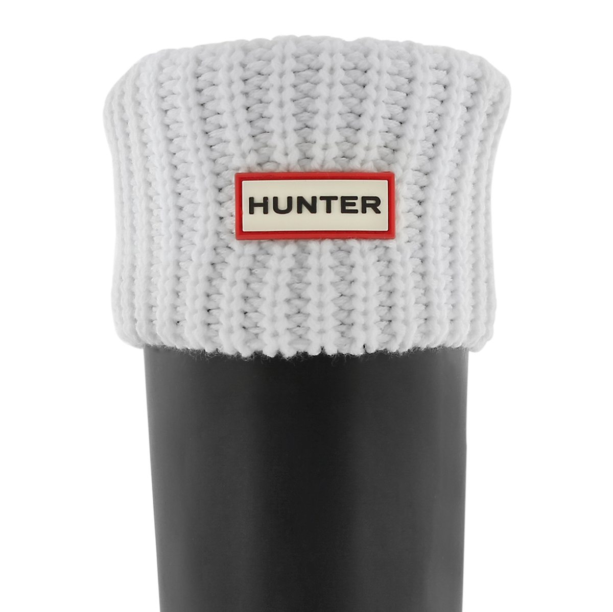 Women's HALF CARDIGAN white boot socks
