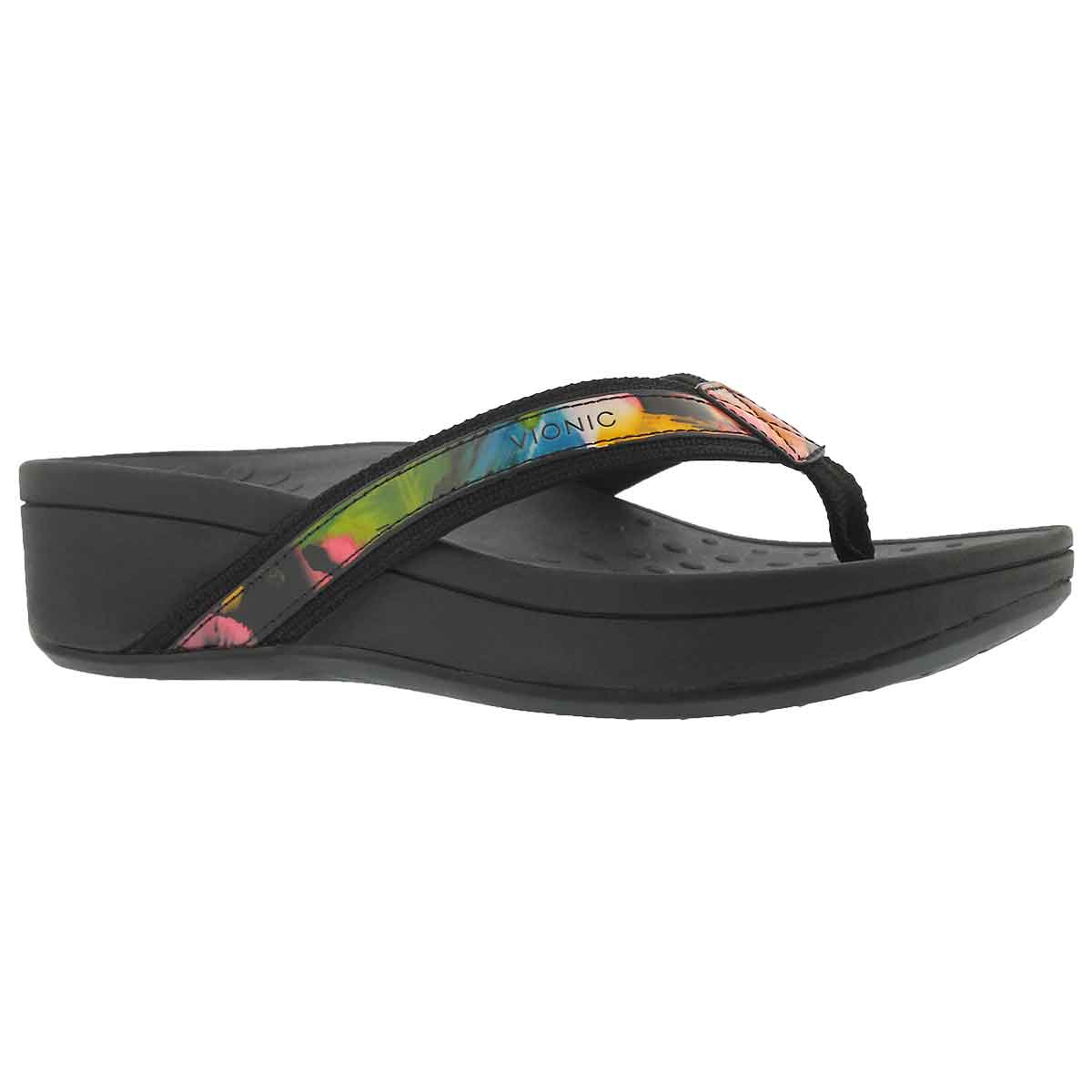 Women's HIGH TIDE floral arch support wdg sandals