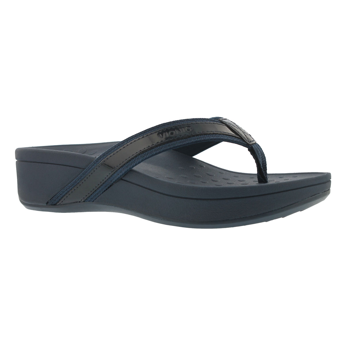Women's HIGH TIDE navy arch support wdg sandals