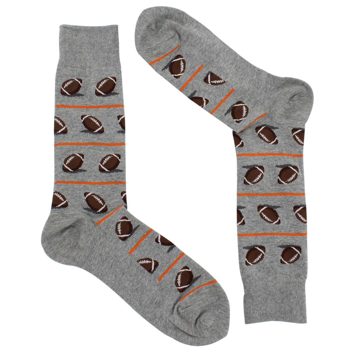 Mns Football grey printed sock