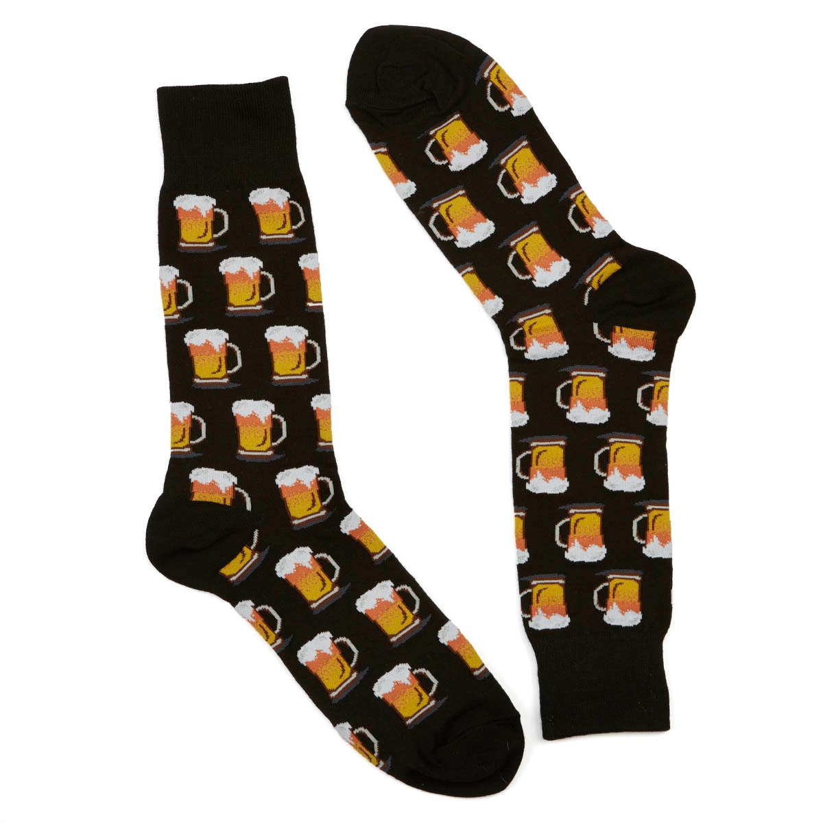 Chaussette BEER, imprimé noir, hommes