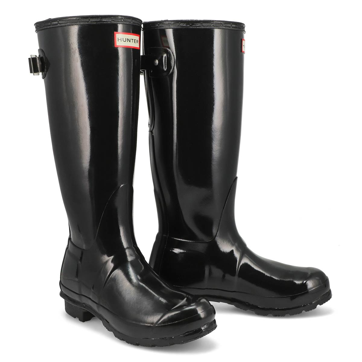 Botte pluie Orig Back Adj Gloss, nr, fem