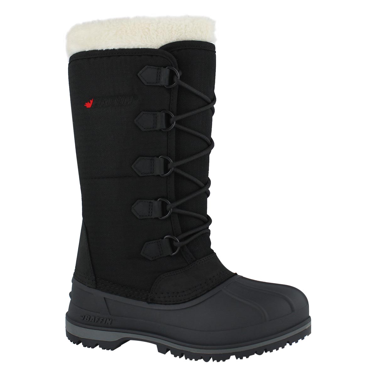 Lds Ottawa blk wtpf lace up wntr boot