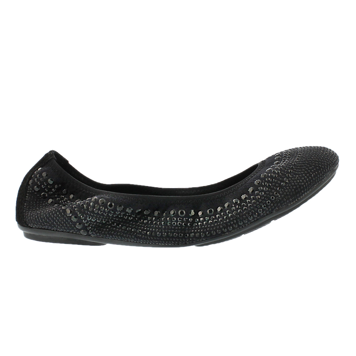 Lds Chaste Ballet black studded flat