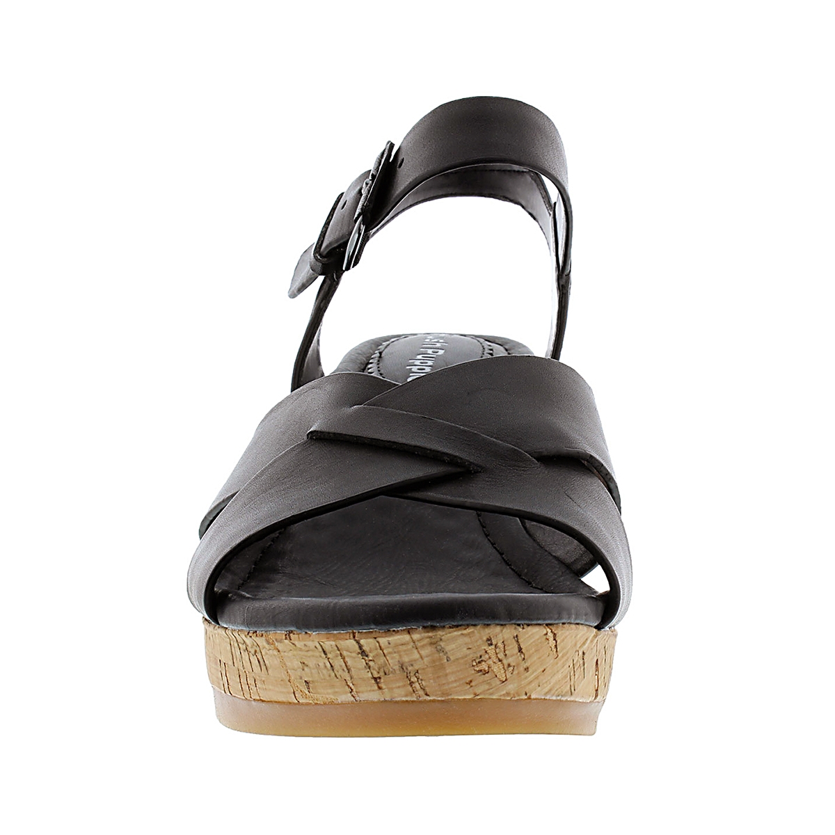 Lds Eva Farris black wedge sandal