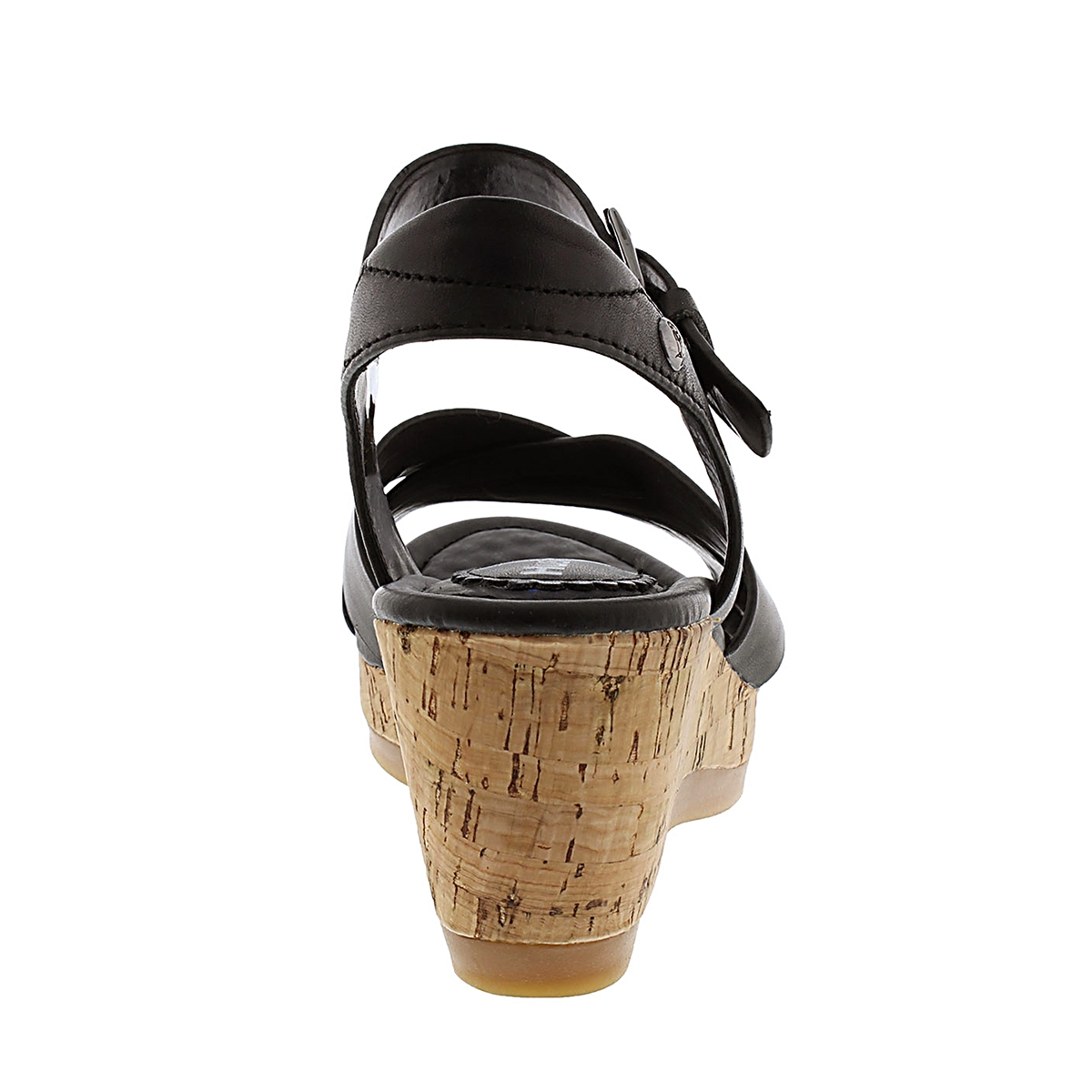 Lds Eva Farris black wedge sandal