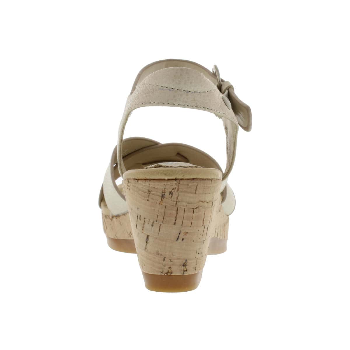 Lds Eva Farris off white wedge sandal