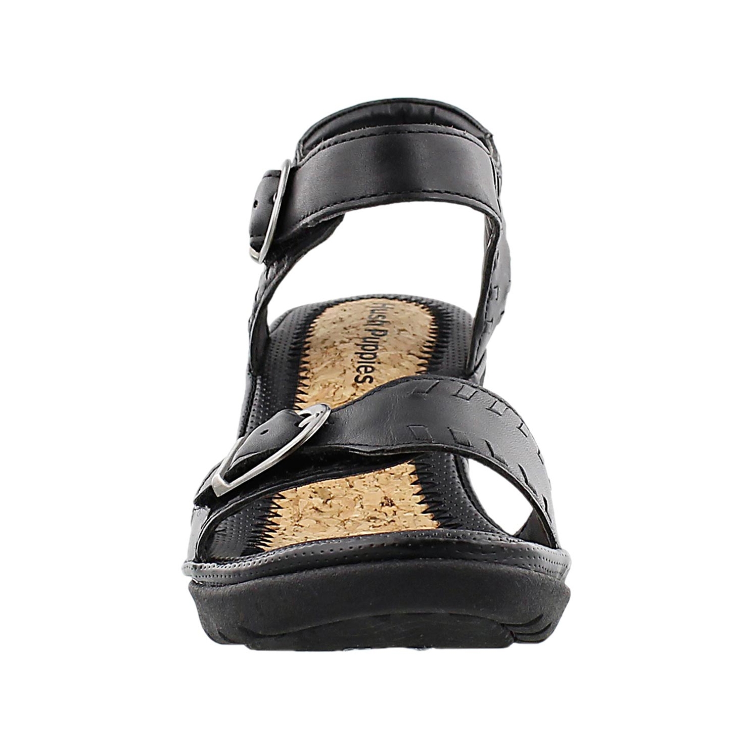 Lds Noelle Russo black wedge sandal