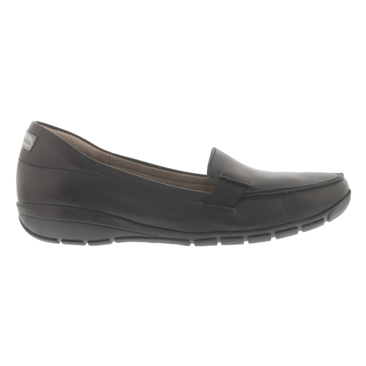 Lds Tilly Dandy blk slip on casual shoe