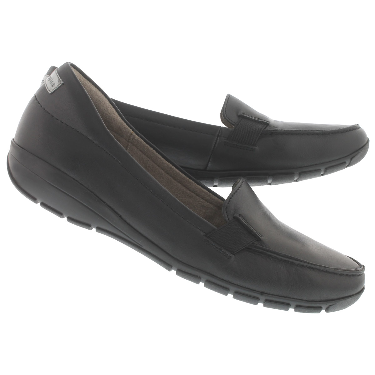 Lds Tilly Dandy blk slip on casual shoe