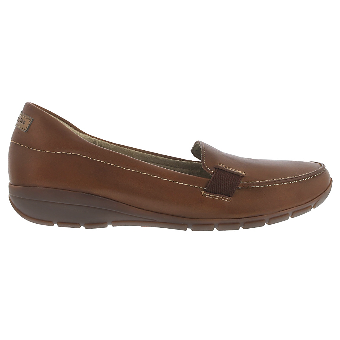 Lds Tilly Dandy tan slip on casual shoe