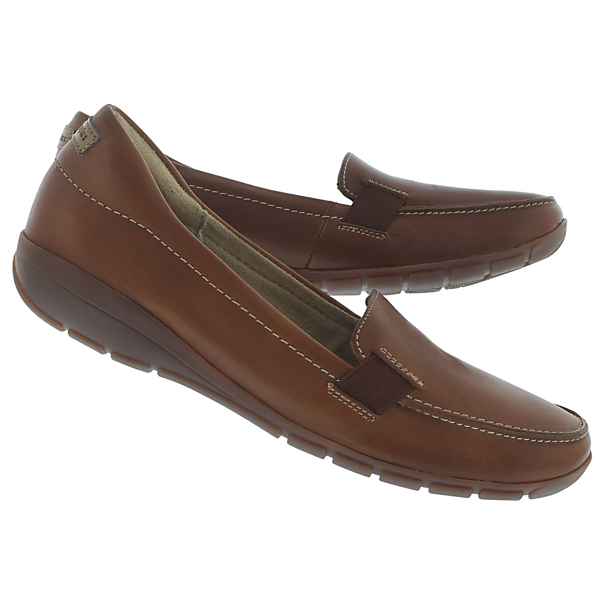 Lds Tilly Dandy tan slip on casual shoe