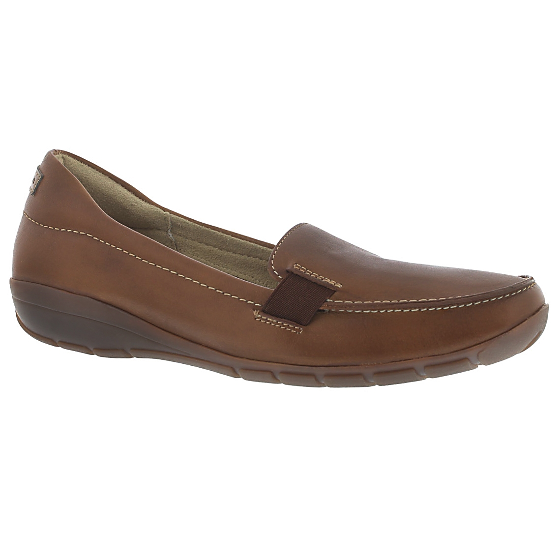 Lds Tilly Dandy tan slip on casual shoe
