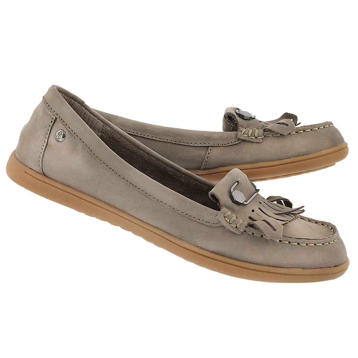 Lds Rylie Claudine taupe nubuck moccasin