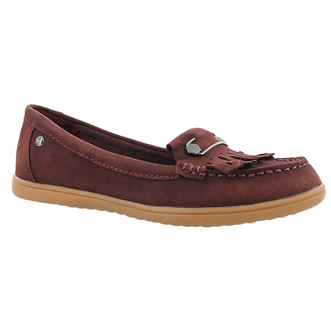 Mocassin Rylie Claudine, nubuck vin, fem