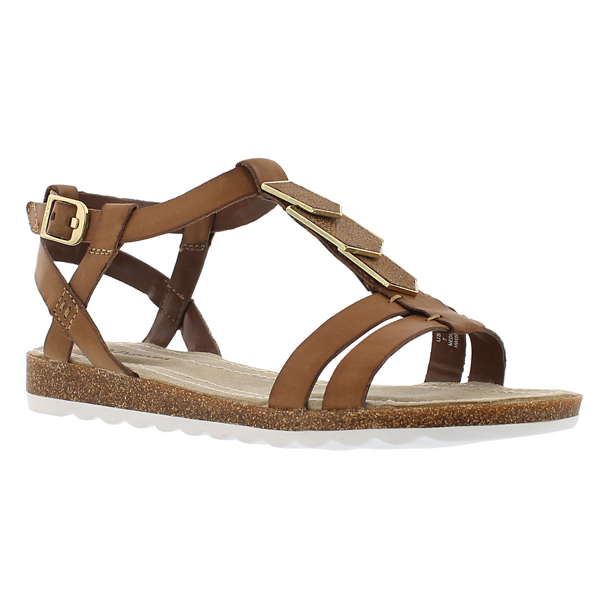 Women's BRETTA JADE tan gladiator sandals