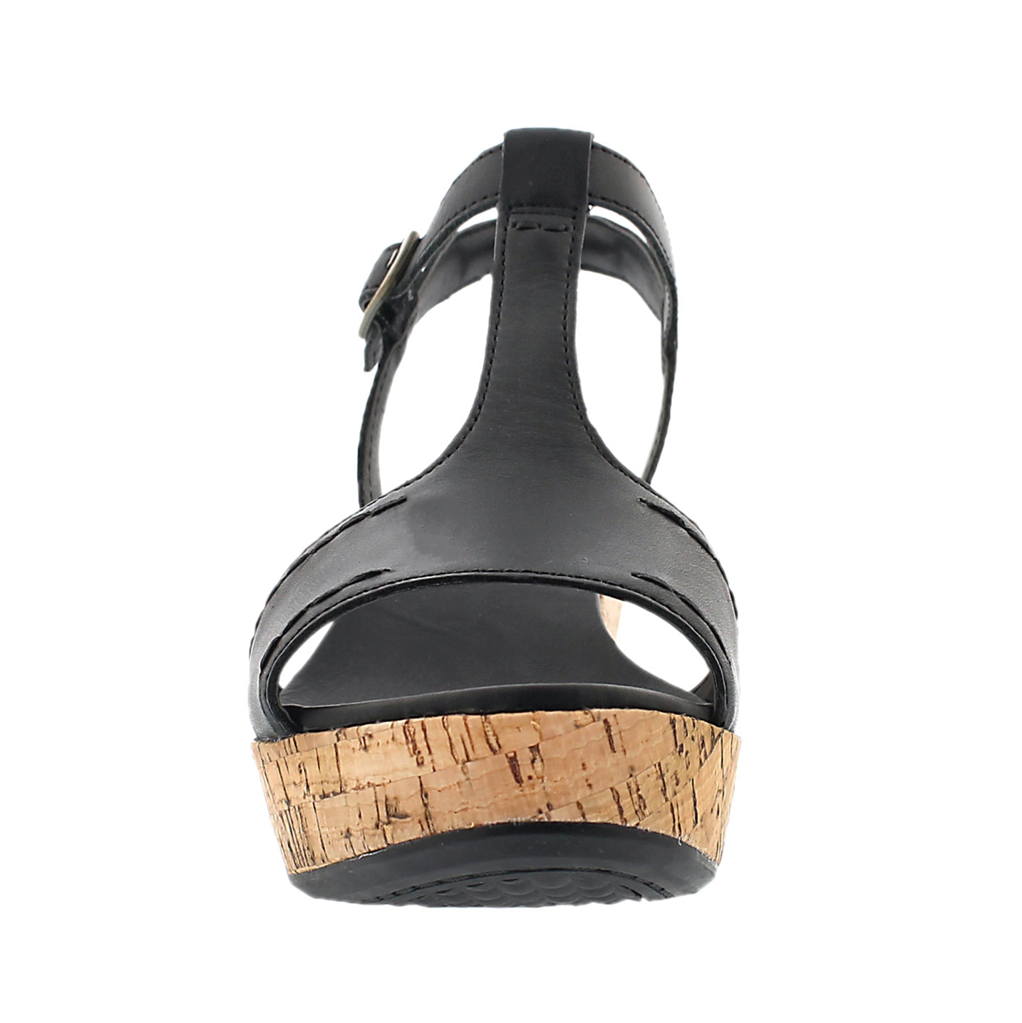 Lds Blakely Durante blk tstrp wdg sandal