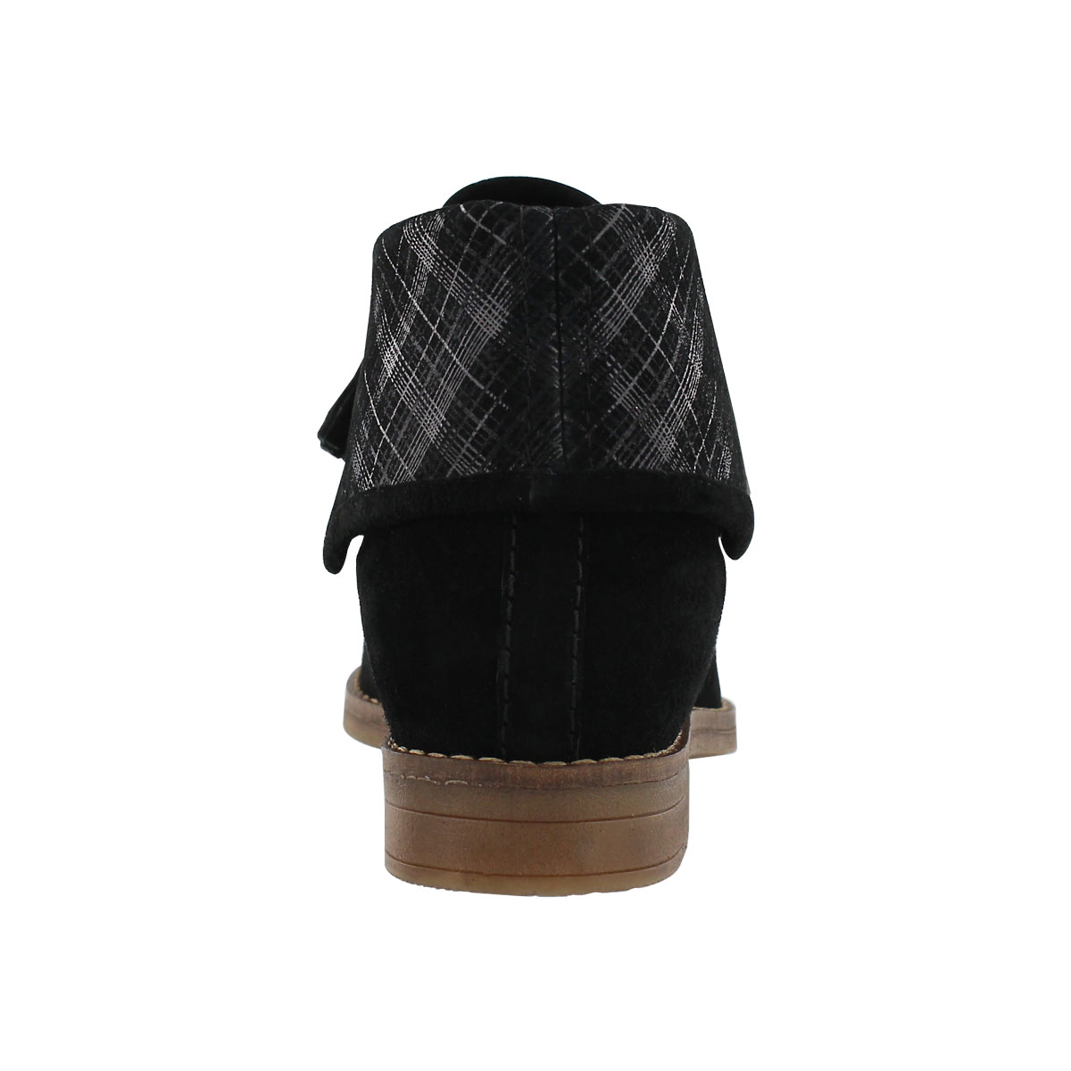 Lds Milos Cayto blk foldover cuff bootie
