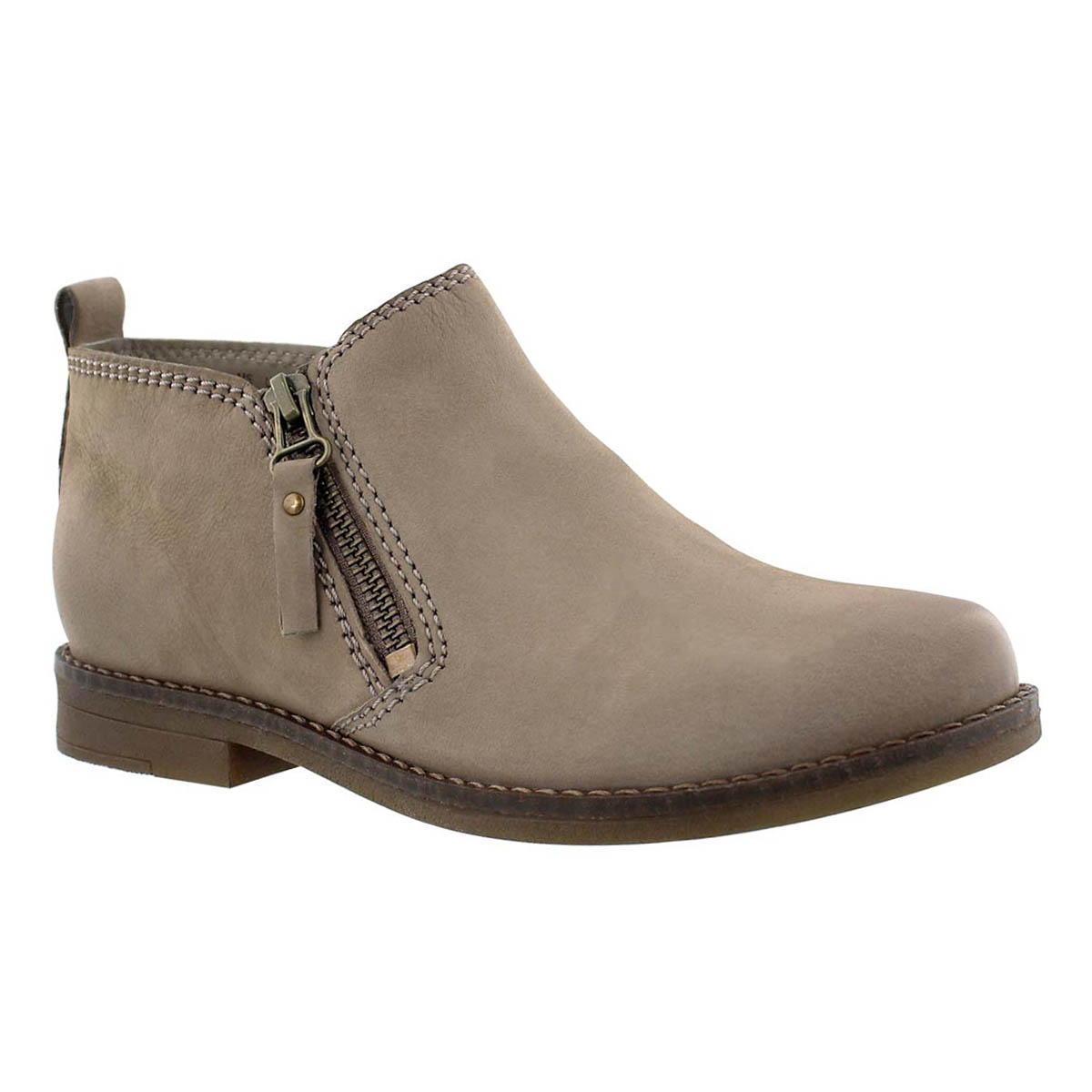 Women's MAZIN CAYTO taupe zip up casual boot