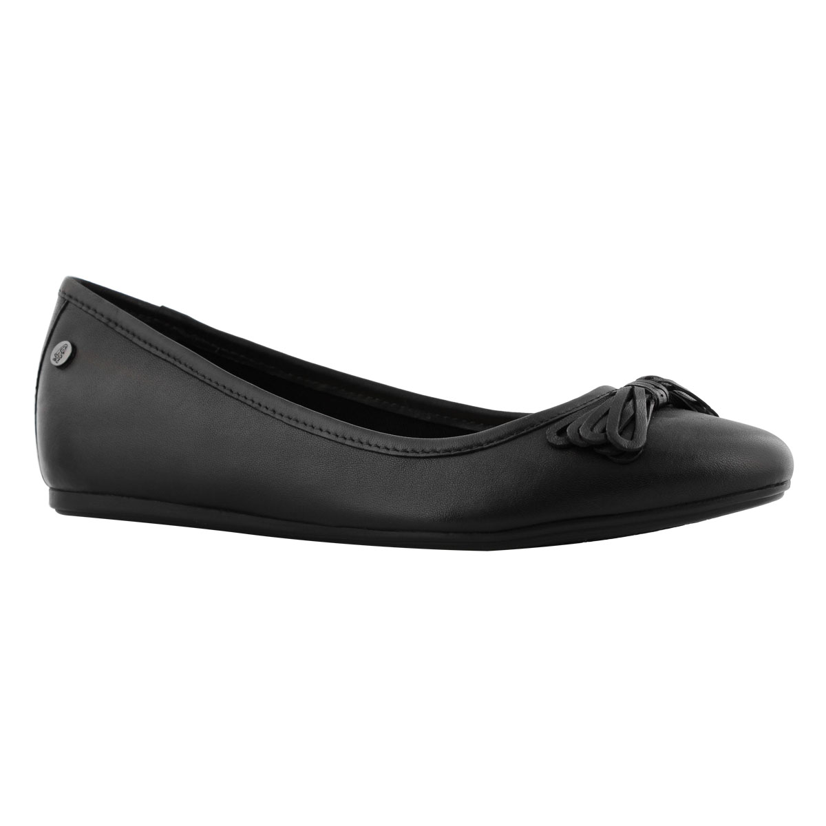 Lds Heather Bow Ballet black flat