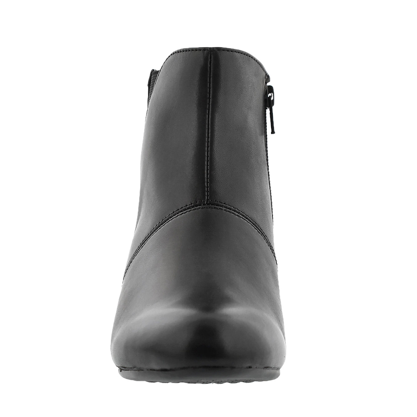 Lds Poised Rhea black WP wedge bootie