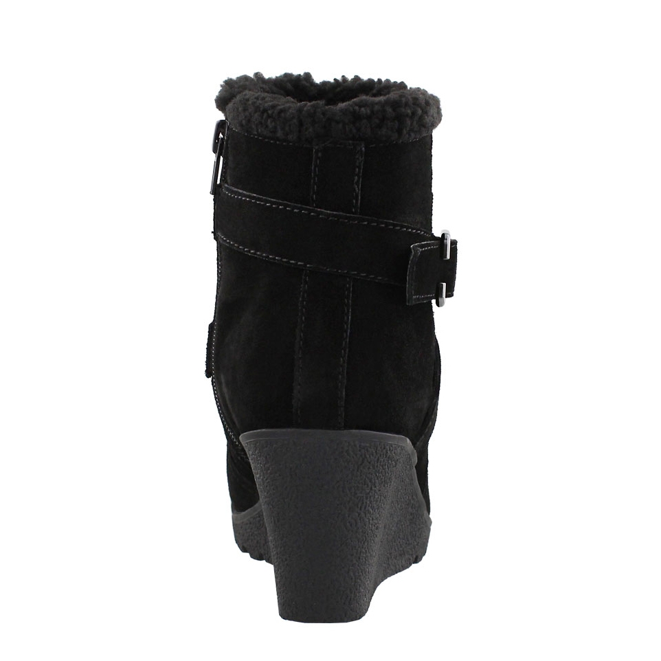 Lds Amber Miles IIV blk wtpf wdg bootie
