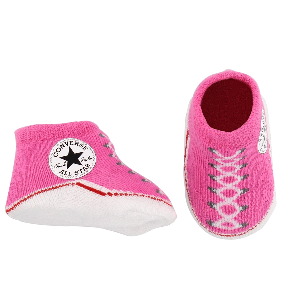 Infs Converse pink hat and bootie combo