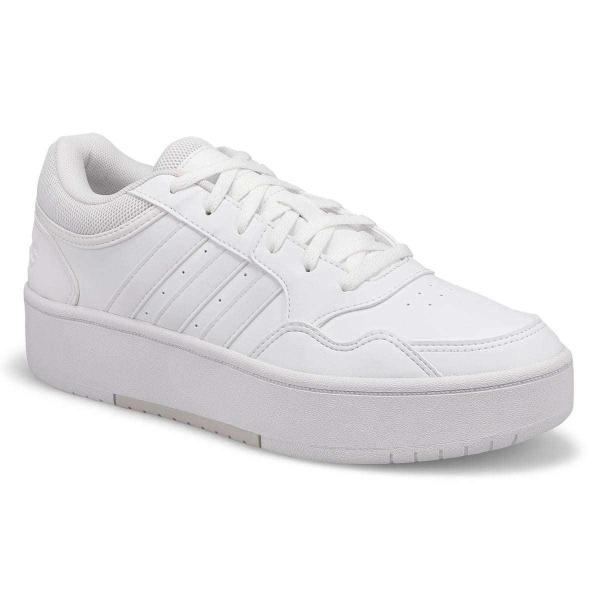 Womens Hoops 3.0 Bold Platform Sneaker - White/Grey