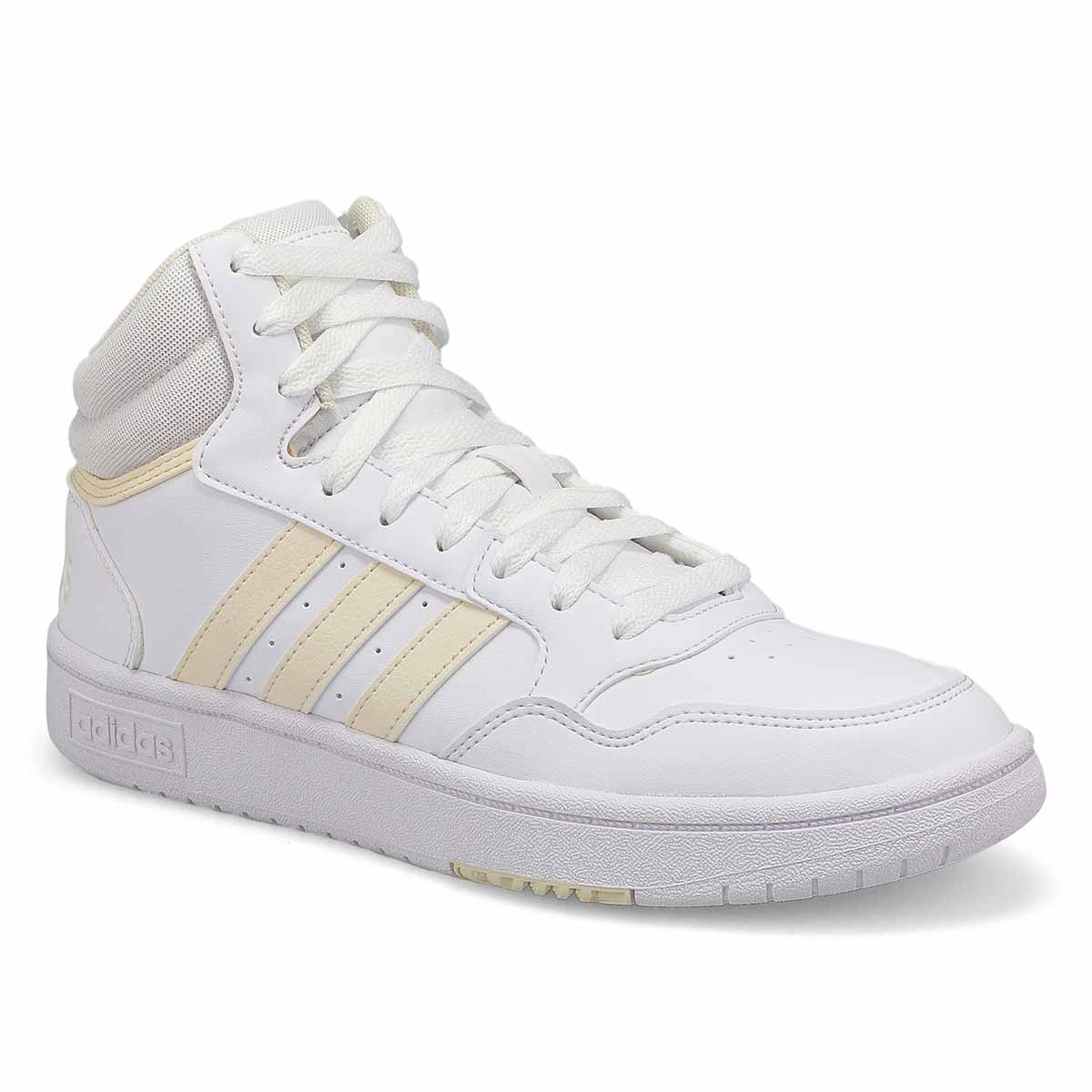 Womens Hoops 3.0 Med Sneaker - White