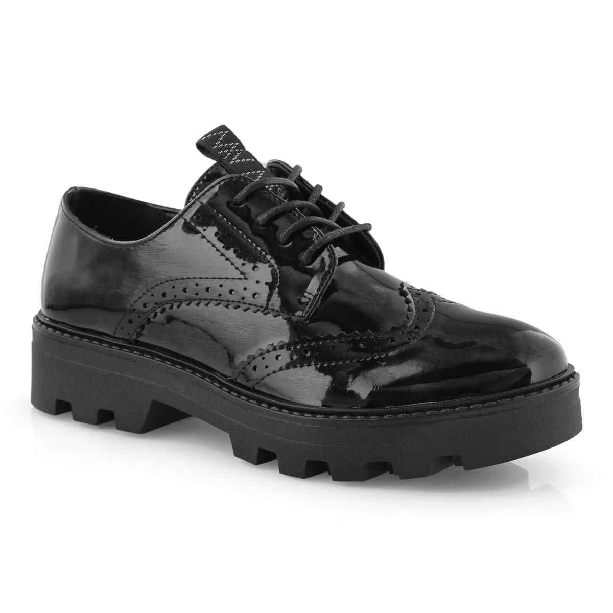 Lds Itza black vegan casual oxford