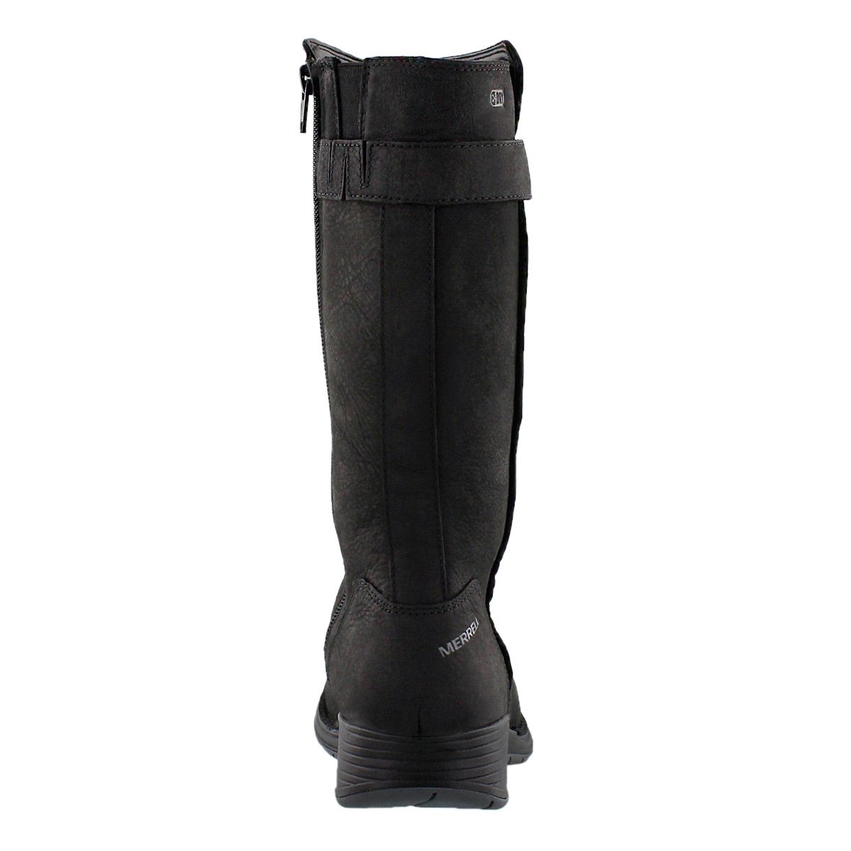 Lds Travvy Tall blk wtpf mid-calf boot