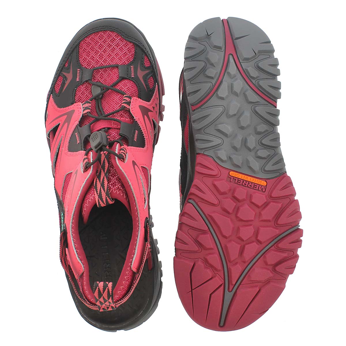 Lds Capra Rapid bright red sieve sandal