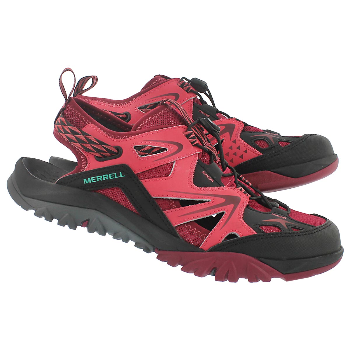 Lds Capra Rapid bright red sieve sandal