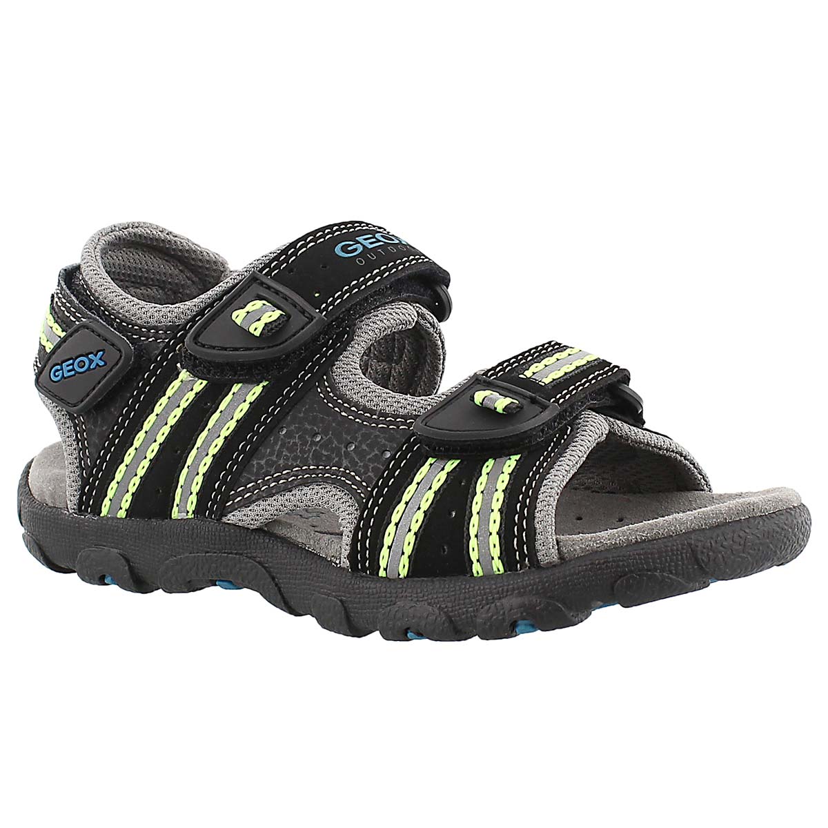 Bys Strada blk/lime sport sandal