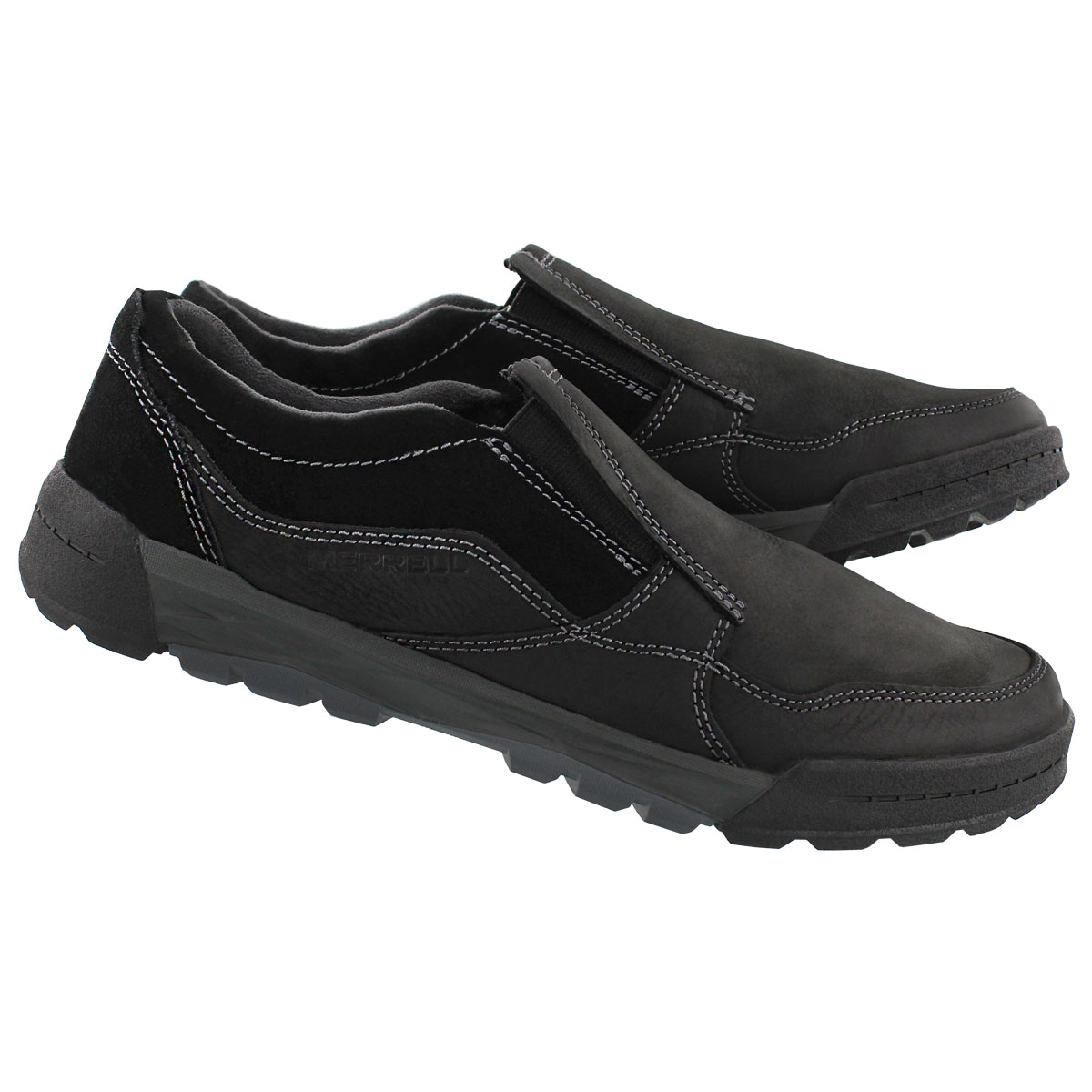 Mns Berner Moc black casual slip on