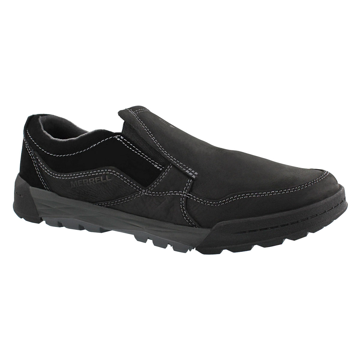 Men's BERNER MOC black casual slip ons