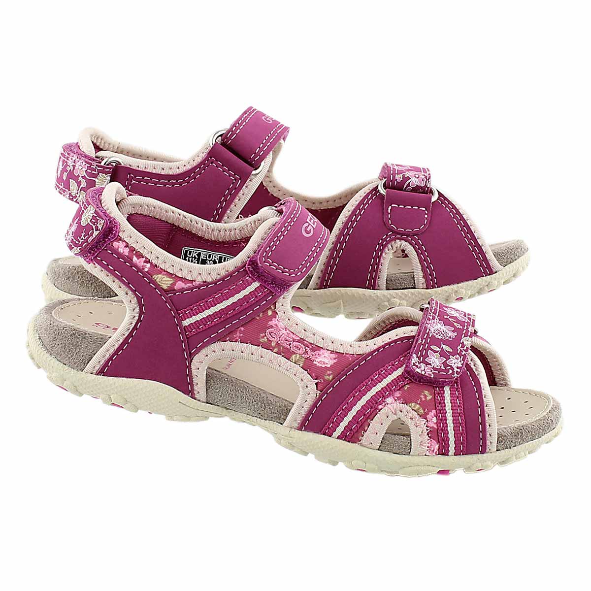 Grls Roxanne fuchsia sport sandal