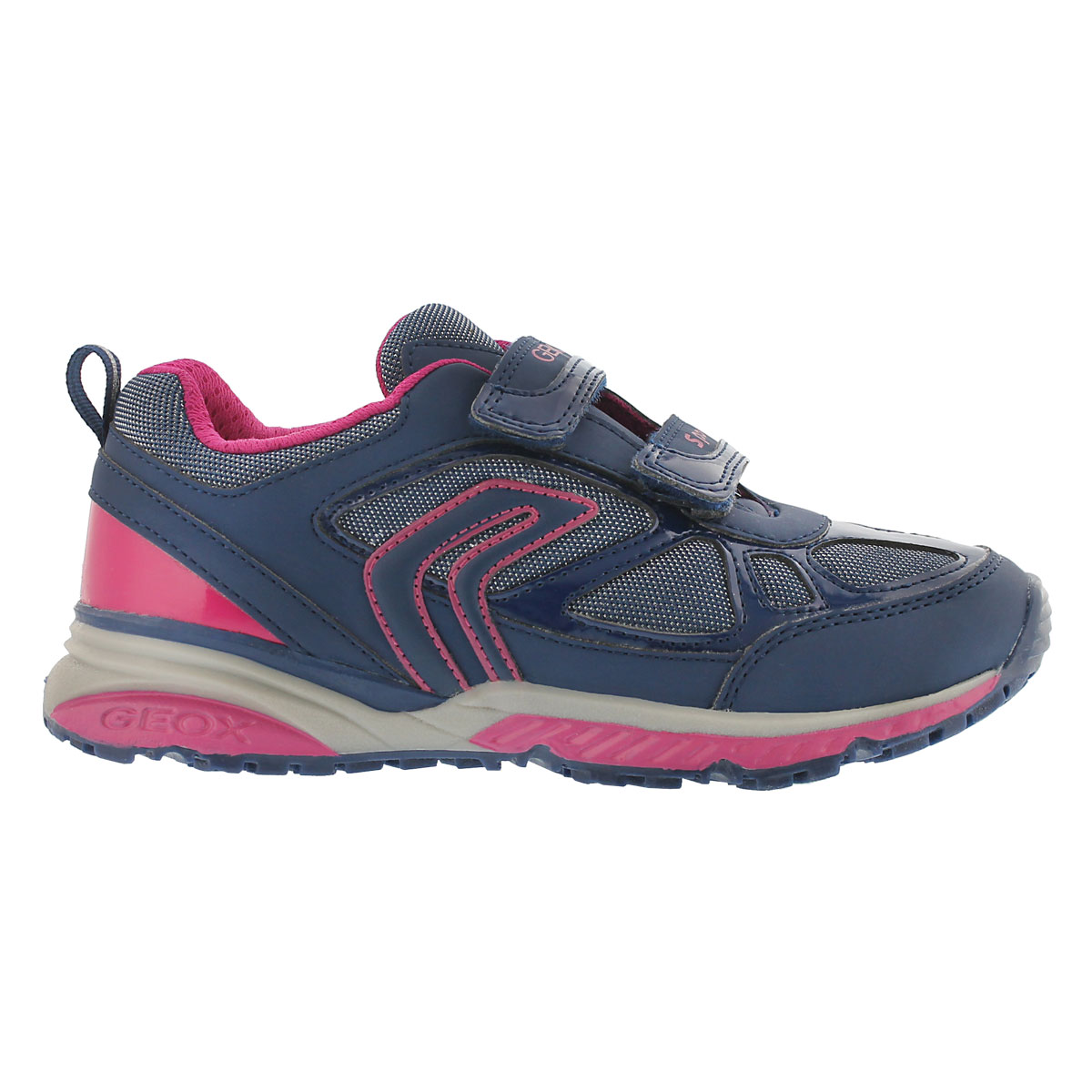 Grls Bernie navy/fuchsia sneaker