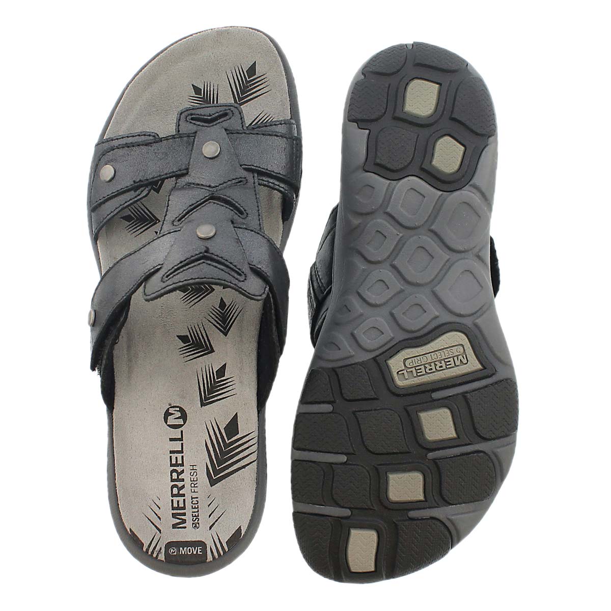 Lds Adhera Slide blk casual slide sandal