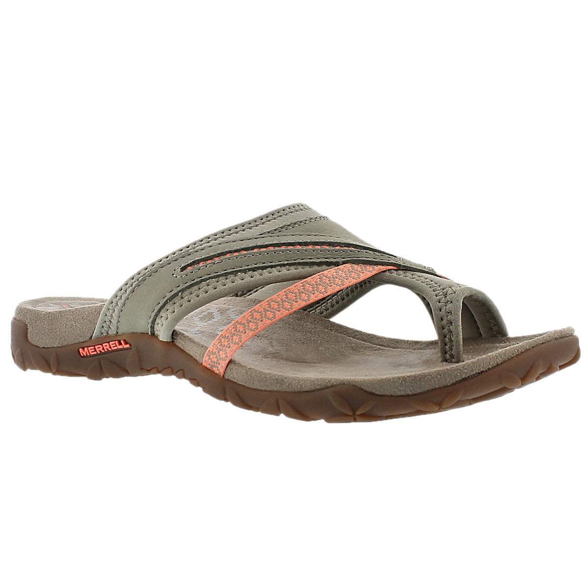 Women's TERRAN POST II putty toe wrap sandals