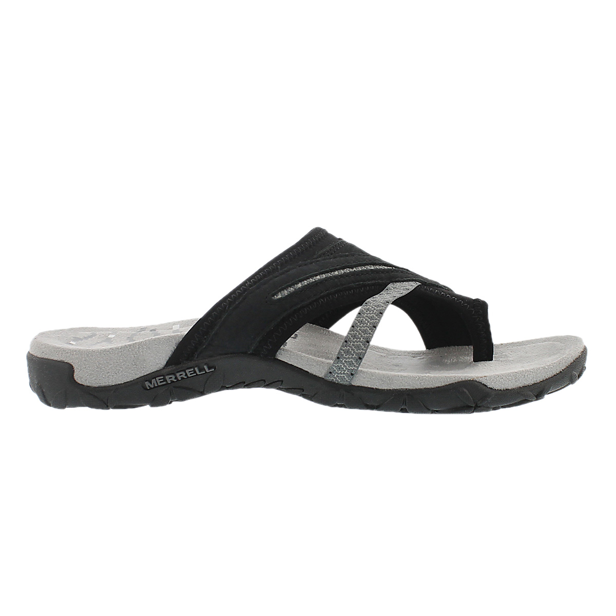 Lds Terran Post II black toe wrap sandal