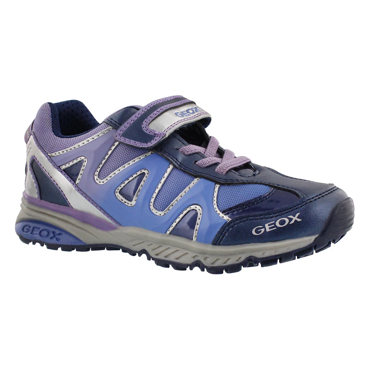 Grls Bernie navy/lilac sneaker