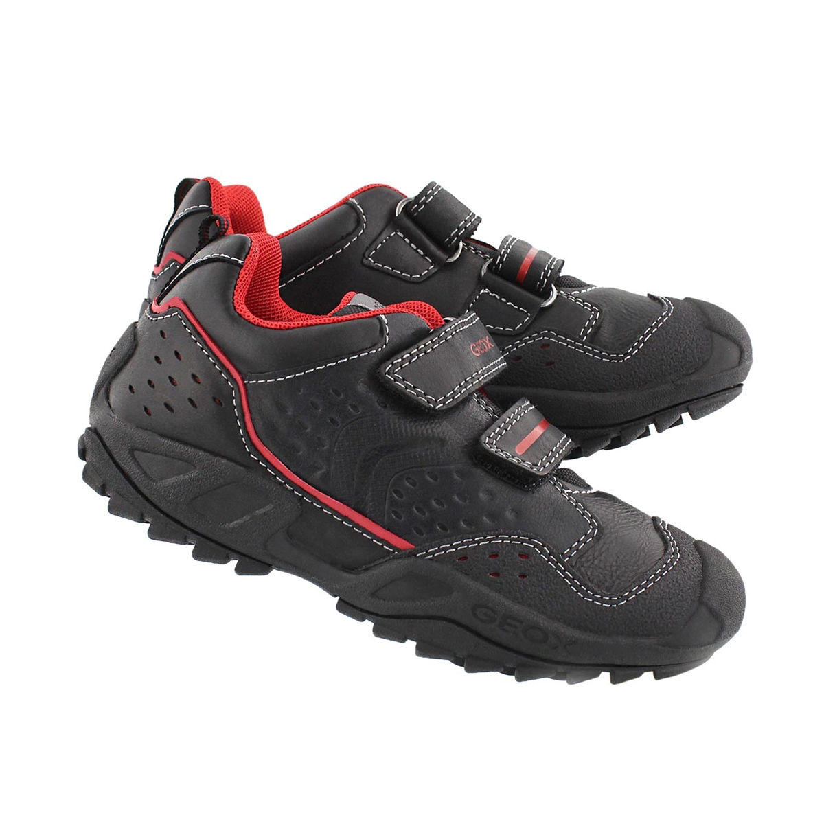 Bys New Savage blk/red 2 strap sneaker