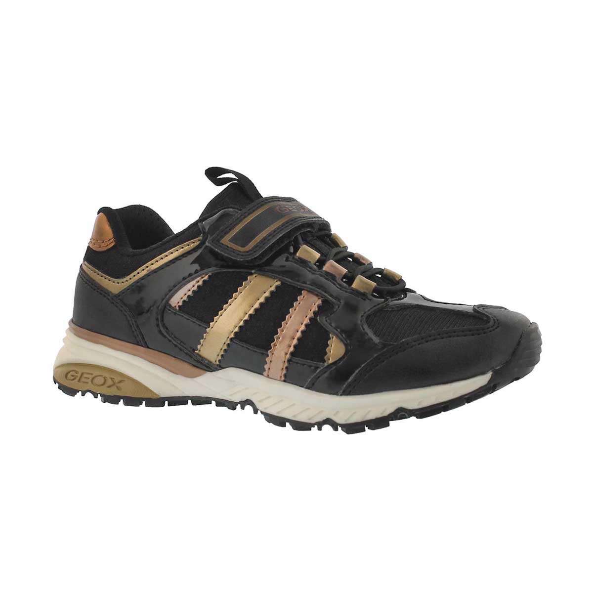 Girls' BERNIE black/bronze sneakers